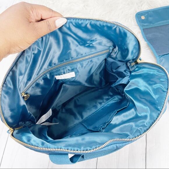 Stella McCartney Blue Baby Diaper Bag with Zip‎ Pocket - Picture 7 of 7